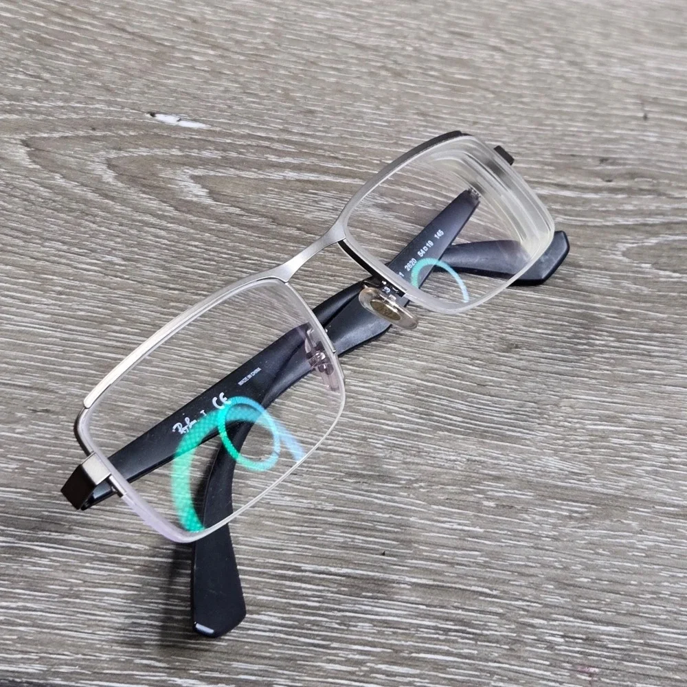 Ray-Ban RB6331 2620 Gunmetal Half Rim Men's Eyeglass Frame only
